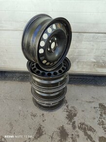 5x112 R16,  ET51  6.5J plechové disky Golf, Octavia - 2