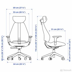 NOVÁ ergonomická stolička Ikea GRUPPSPEL - 2