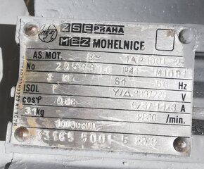 elektromotor mez mohelnice 3 kW, 2880ot /min 400V/220V - 2