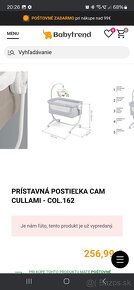 Postieľka a kolíska značka CAM - 2