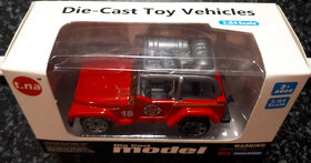 Die Cast Model - Emergency Fire Jeep - auticko - 2