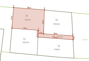 Posledné lacné záhradky - 450m2 - Handlová - 2