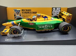 F1 BENETTON FORD B193B 1.PODIUM GERMANY 93 SCHUMACHER 1:18 - 2