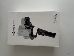 PREDÁM STABILIZÁTOR DJI RS 3 MINI TOP STAV - 2