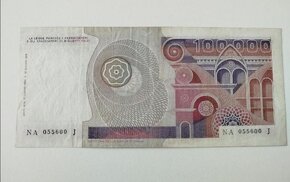 Bankovka Lire Centomila - 2