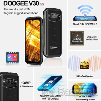 Doogee v30 - IP 68/69 - 2