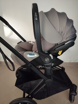 Cybex PRIAM, 3-kombinácia, MATT BLACK, grey - 2