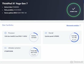 LENOVO THINKPAD X1 YOGA Gen7, záruka 20 m - 2