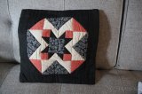 ozdobné obliečky na vankúše- ručne robený patchwork - 2