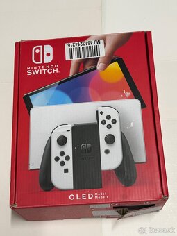 Nintendo switch oled 64gb  + minecraft v cene + záruka - 2