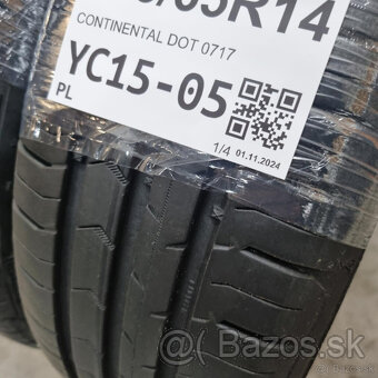 Letné pneumatiky 175/65 R14 CONTINENTAL DOT0717 - 2