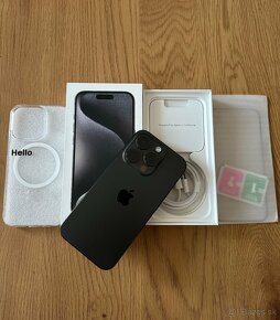 iPhone 15 Pro 256 gb Black Titanium v záruke - 2