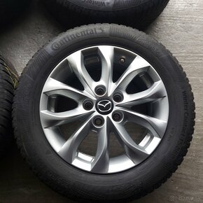 16"Elektróny originál Mazda 3 5x114,3 zimné - 2