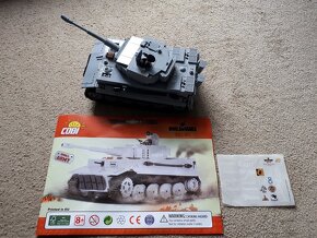 Stavebnica COBI II WW, model tanku Tiger I - 2