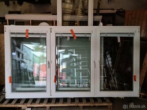 Predám starsie PVC plastové okná s izolacnym 2 sklom - 2