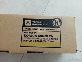 Toner Yellow Minolta Bizhub C220/ C280 /C360   TN216Y/TN319Y - 2