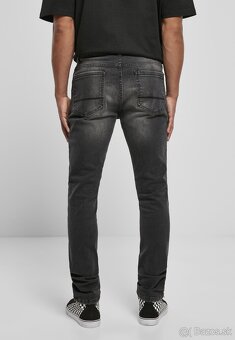 Nové Rifle Slim Fit Jeans real black washed veľkosť 30/32 - 2