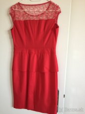 Červené šaty, veľkosť 36, TOP STAV - 2