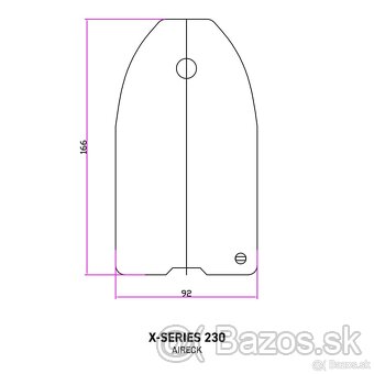 Raptor X-WIDE 230 - nafukovacia vysokotlaková podlaha - 2