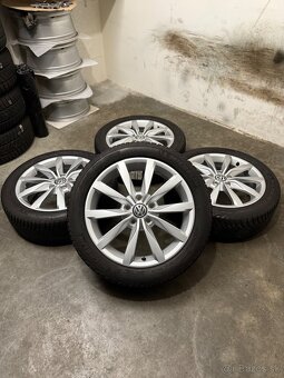 Zimná sada 5x112 R17 , 205/50/17 VW Dijon - Golf 7 - 2