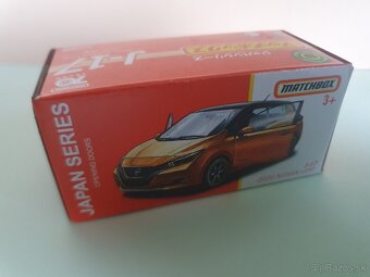 Matchbox Japan Nissan Leaf v oranžovej () - 2