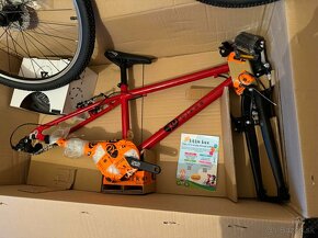 Bicykel KUbikes 24L MTB - cerveny - 2