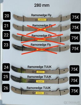 Hokejové nože Bauer,RAMONEDGE,CCM - 2