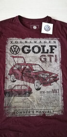 Predám zberateľské tričko Volkswagen Golf GTI - 2