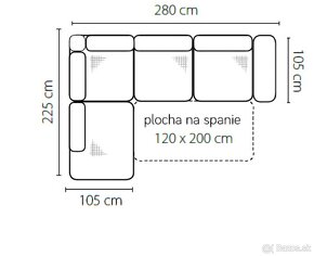 Sedacia súprava s taburetom - 2