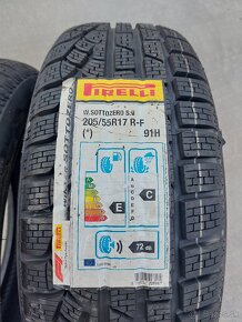 2x 205/55R17 Zimné pneu Pirelli Sottozero RfT - 2