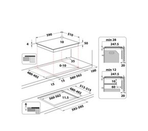 Nová čierna indukcia Whirlpool v záruke - 2