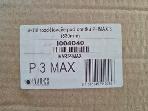 Skriňa rozdeľovača pod omietku IVAR.P-MAX 3 - 2