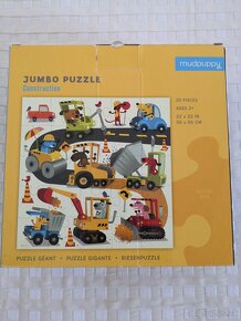 Predám Jumbo puzzle Stavebné stroje - 2