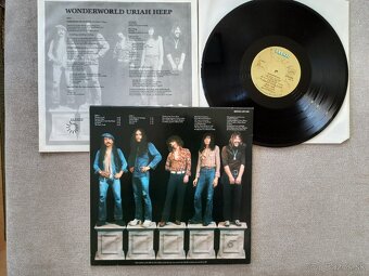 URIAH HEEP  „ Wonderworld “  /Bronze 1974/+orig. vnutob/text - 2