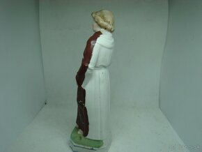 predám starú porcelánovú figurku svätého Antona v=18,5cm - 2