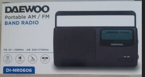 Prenosné AM/FM rádio Daewoo - 2