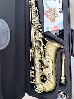 Predám nový alt saxofón kópia Selmer- Mark VI - nádherný zvu - 2