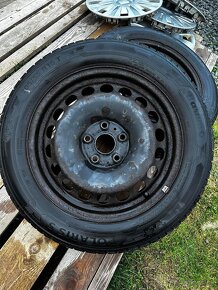 Predám zimné pneumatiky s diskami 205/55 R16 T - 2