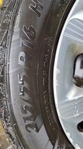 Pneu na plech diskoch 215/55 R16 - 2