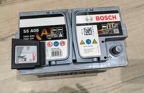 Autobatéria 70Ah 760A BOSCH start&stop AGM - 2