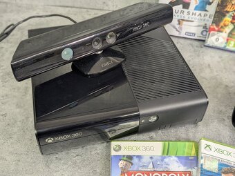 Xbox 360 Slim/E, 1 ovládač, kinect, 5 alebo 7 hier - 2