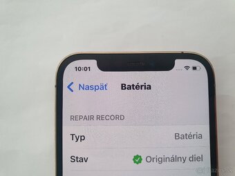 IPHONE 12 PRO 128GB ZLATY 100% kapacita batérie - 2