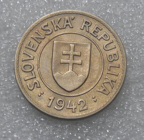 Mince: 1 Koruna 1942 varianta - Slovenský štát 1939-1945 - 2
