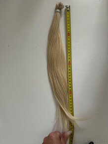 Ruské vlasy blond 42 cm - 2