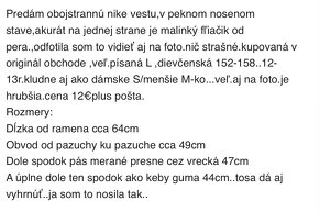 Dámska dievčenská/dámska obojstranná nike vesta - 2