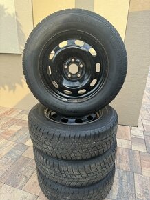 Zimné pneumatiky 6,7mm 195/65 R15 na diskoch 5x100 - 2