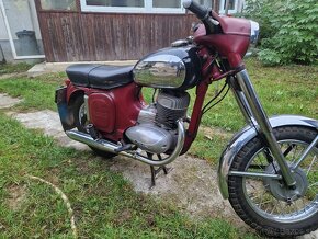 Patina Jawa 250 typ 559 rv 67 platne doklady biele spz - 2