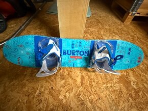 Predam snowboard Burton + topanky Burton - 2