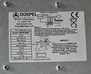 Krbový ventilátor Dospel KOM II 400 355m3 / h - 2