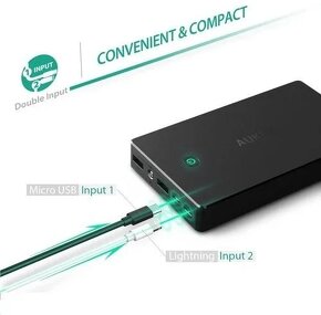 Skvelá Aukey PB-N36 3.4A Dual Turbo Recharge AiPower 20000 m - 2